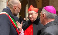 Sindaco di Mondovì a Lodi per San Bassiano con il vescovo. L'incontro con il Segretario Parolin