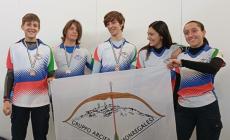 Tiro con l'arco: il team Ragazzi del G.A.M. bronzo agli Italiani 
