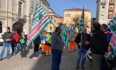 Mondovì: sindacati in piazza per i nuovi contratti di Proteo