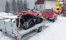 Artesina: vigili del fuoco recuperano tre sciatori nel canalone