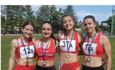 Atletica: ai Regionali Assoluti 3 argenti e 4 bronzi per le staffette di Mondovì 