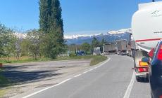 Code lungo la Mondovì - Cuneo a causa di un incidente a Margarita