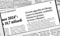 Giovane aggredito ad Albenga è grave in ospedale: carabinieri fermano tre persone sul treno a Mondovì