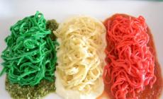 Piatti tricolore nei ristoranti di Carrù nel giorno della Festa della Repubblica