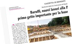 Baruffi, nuovi lavori alla Polveriera: primo getto importante alla base della nuova scuola