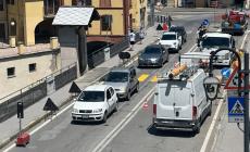 Mondovì: ora anche due semafori per i lavori Italgas sul ponte della Madonnina