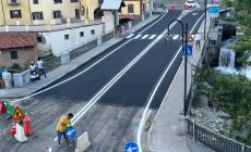 Mondovì: completati i lavori al ponte della Madonnina. Nuova segnaletica: passaggio pedonale al centro