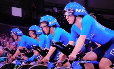 Ciclismo su pista: il quartetto con Balsamo stasera si gioca il bronzo