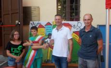 Mini Piozzo: il sindaco Sergio Lasagna ha incontrato il suo giovane "collega" Vittorio Lucà