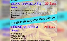 Villanova: due serate gastronomiche con la Pro Paschese