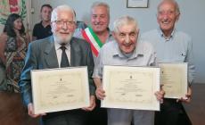 FOTOGALLERY - Giovanni Pensa detto Gipeto, Gian Luigi Beccaria e Andrea Maia sono cittadini onorari di Niella Tanaro 
