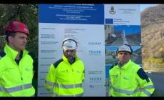 Garessio, nuovo ponte Odasso: la spettacolare posa dell'arco lungo 54 metri e del peso di 34 tonnellate