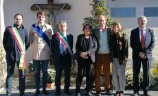 FOTOGALLERY - L'omaggio davanti alla tomba del presidente Einaudi a Dogliani 