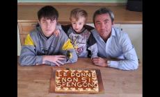 Mondovì: anche la crostata dei piccoli Gabriele e Mattia contro la violenza sulle donne