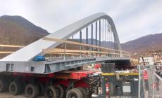 Garessio: la posa del ponte Odasso, fase 1