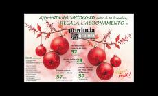 Regalo di Natale? "Provincia granda" (carta e digitale) sottocosto fino al 30 dicembre. La "VOSTRA" informazione locale, quella che conta