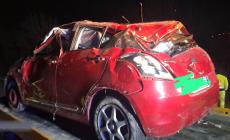 Incidente sulla Fondovalle: la persona che ha provocato l'incidente si è allontanata lungo il fiume