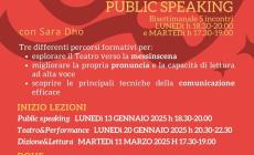 Nuovi corsi di teatro a Vicoforte con Sara Dho