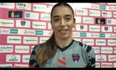 Volley a2/F: Giulia Deambrogio dopo il capitombolo interno al PalaManera