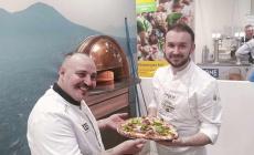 Con la sua pizza al bollito Beppe Fazio ha portato Carrù all’Horeca Expoforum di Torino