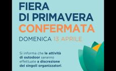 Fiera di Primavera 2025: confermata anche la domenica, nonostante il meteo... con avviso. IL PROGRAMMA DI DOMENICA 13 APRILE