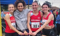 Atletica Mondovì: cinque titoli Assoluti con le staffette (su otto in palio!)