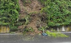 Maltempo: frane e smottamenti a Dogliani, il Tanaro esonda sulla strada della centrale idroelettrica di Farigliano
