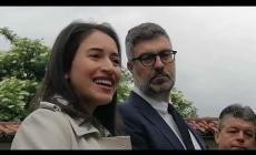 VIDEO - La consigliera regionale Vittoria Nallo davanti alla tomba di Einaudi a Dogliani: "La coscienza europeista si costruisce anche nei paesi" 