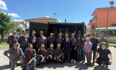 Gli Alpini di Ceva hanno consegnato il materiale raccolto per la popolazione del Libano