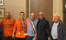 Sant’Albano: festa in Municipio per la prima squadra