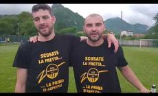 VIDEO Garessio celebra la promozione con i capitani Quaglia e Salvatico