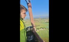 Amedeo, 18 anni, studente monregalese, &egrave; pilota di mongolfiera