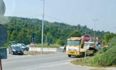 Incrocio delle Olle a Vicoforte: scontro tra due auto 