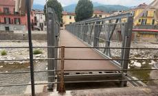 Garessio: dopo quattro anni si smantella la passerella bailey 