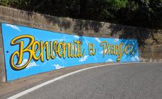Pianfei: un nuovo murale dà il benvenuto in paese salendo dai Fulcheri