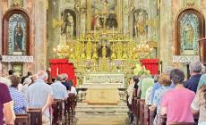 Visita a Roburent del vescovo di Tortona monsignor Marini 