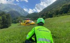 Chiusa Pesio: escursionista disperso ritrovato grazie all’elicottero dei Vigili del Fuoco
