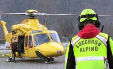 Colpito da infarto sul Monte Pigna: Soccorso Alpino lo trova nei boschi e lo salva