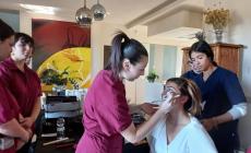 Le studentesse del Cfp Cemon hanno curato trucco e acconciature per uno shooting d’autore