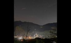 La cometa Lemmon fotografata nei cieli di Garessio
