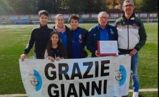 “Grazie Gianni”: premiato ad Alba l’allenatore del Dogliani che salvò la vita al piccolo Gabriele