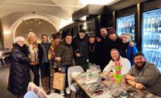 Mondovì: una cena con le Bocce Quadre per la troupe di “Quella brava ragazza”