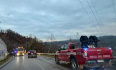 Auto fuori strada a Bastia Mondov&igrave;
 