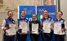 Premiazioni CONI Cuneo: sul palco il Twirling Carr&ugrave; e l'organizzatore Paolo Bruno