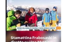 Le piste di Frabosa Soprana in diretta su Uno Mattina