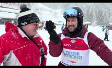 VIDEO - Fabio Quagliarella bronzo alla Sky Calciomercato Dual Race: &ldquo;Quasi ogni settimana vengo a Prato Nevoso&rdquo;