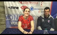 Coach Basso e la capitana Aliberti analizzano il ko con Cogne