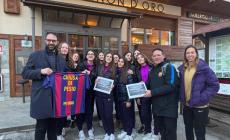 A Chiusa Pesio la squadra di volley del Barcellona
