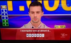 &ldquo;I monregalesi sono gli abitanti di&hellip;&rdquo;, domanda sulla nostra citt&agrave; su Canale 5 a &ldquo;Caduta Libera&rdquo;