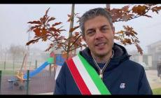 L'inaugurazione del parco Zucchi a Magliano Alpi con i bimbi delle scuole del paese 
